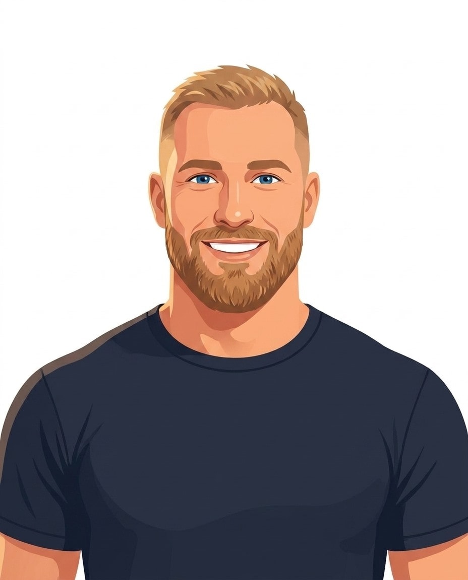 Illustrated portrait of Chris Williamson