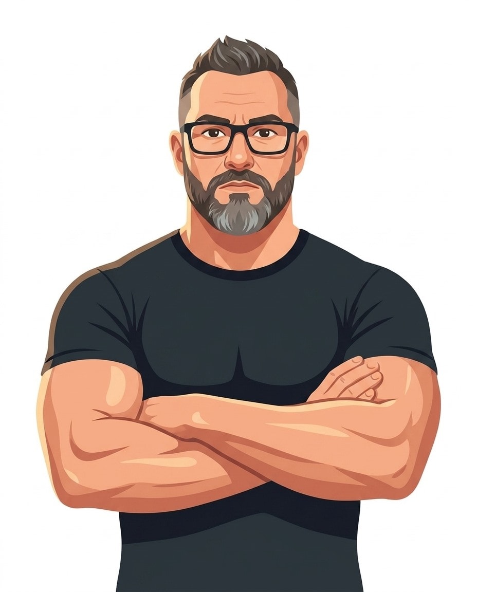 Illustrated portrait of Layne Norton