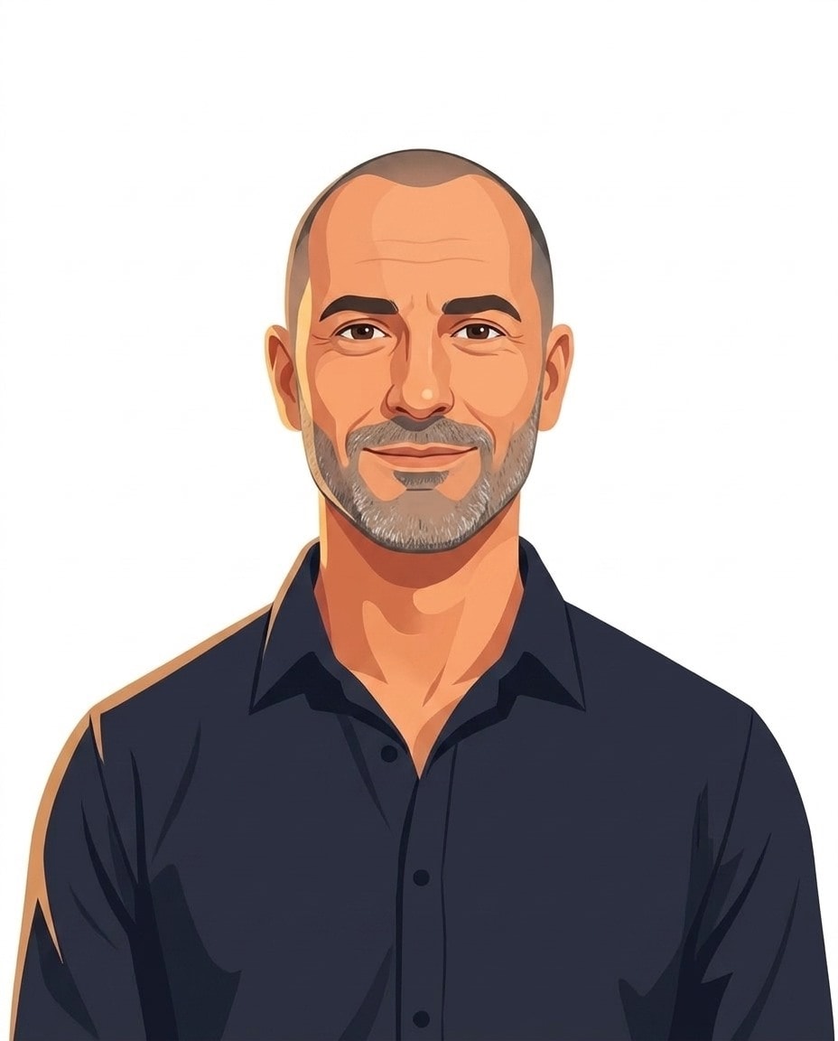 Illustrated portrait of Pavel Tsatsouline
