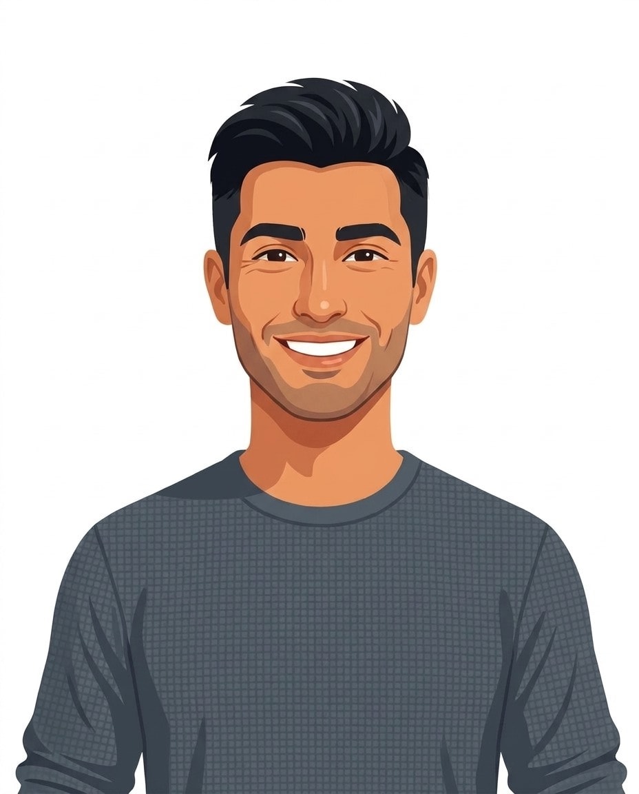 Illustrated portrait of Sahil Bloom