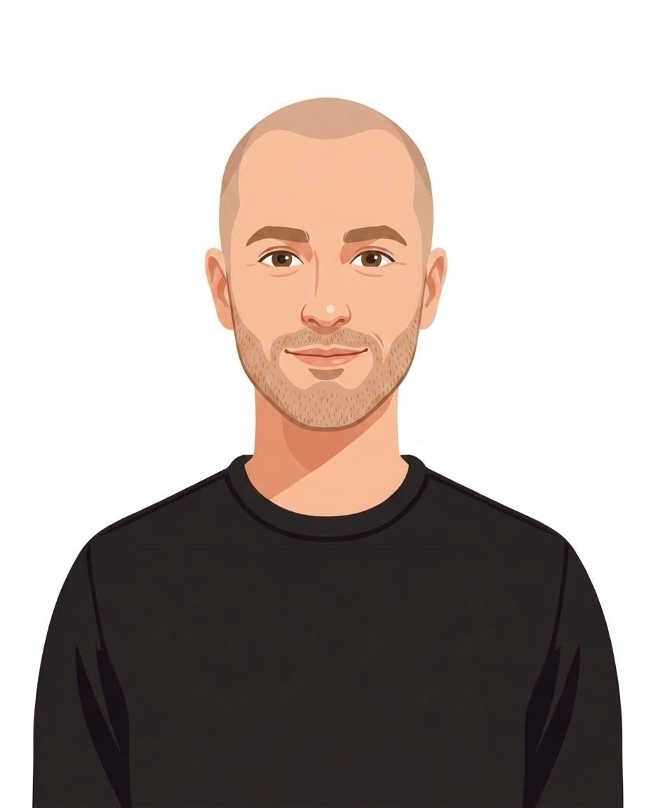 Illustrated portrait of Shane Parrish